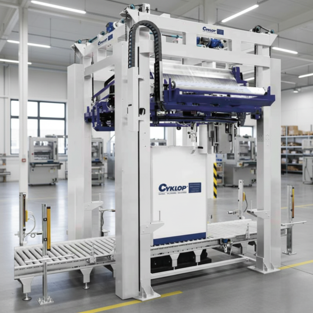 Stretch Wrapping Machine for Industrial Packaging