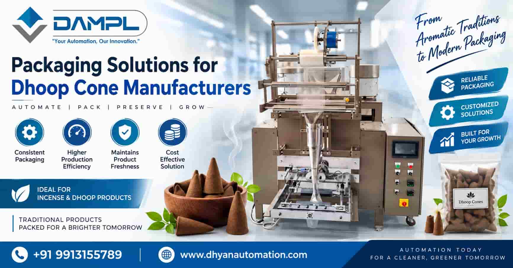 Packaging Solutions for Dhoop Cone Manufacturers