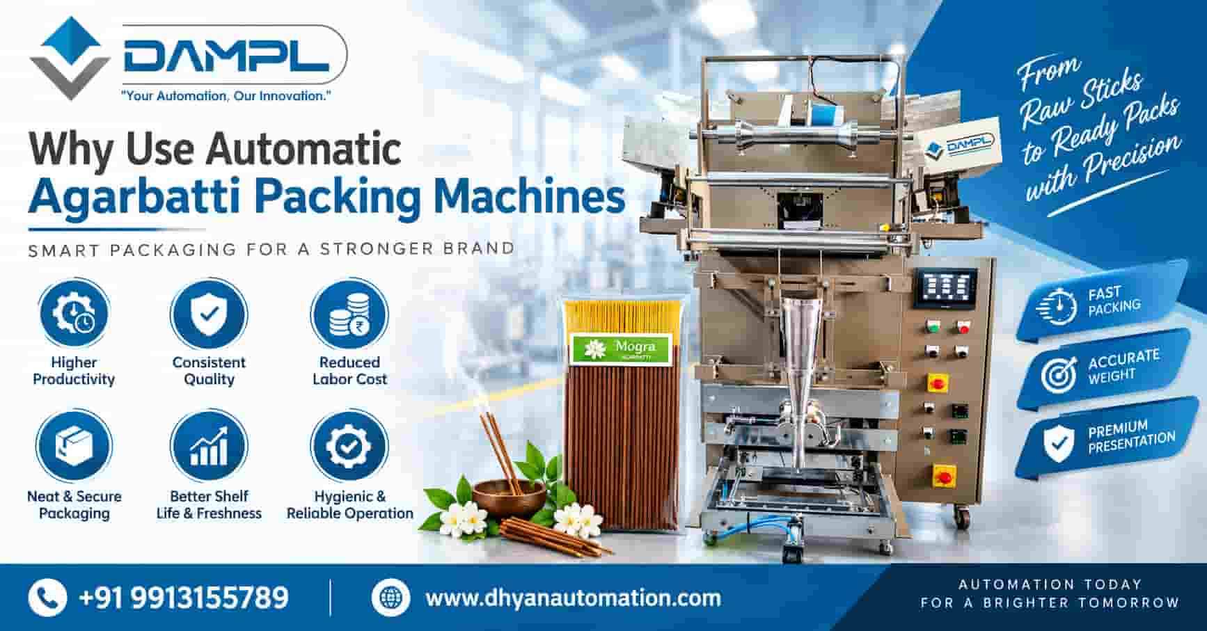 Why Use Automatic Agarbatti Packing Machines
