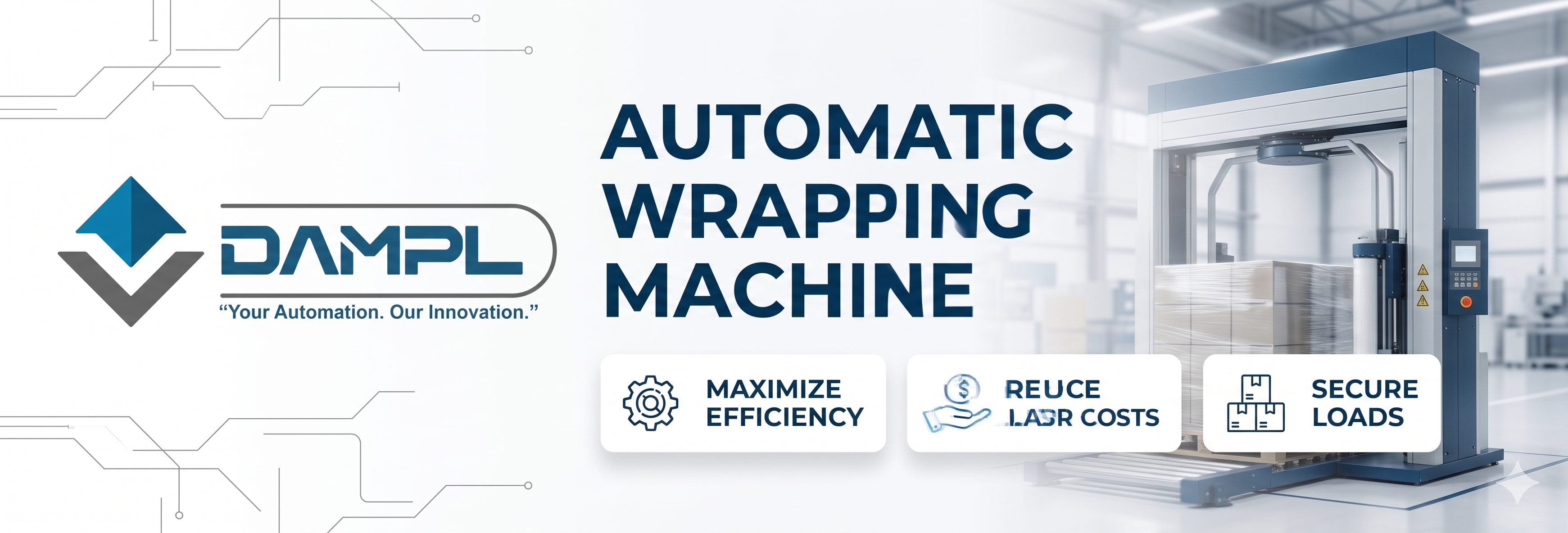 Industrial Pallet Wrapping Machine
