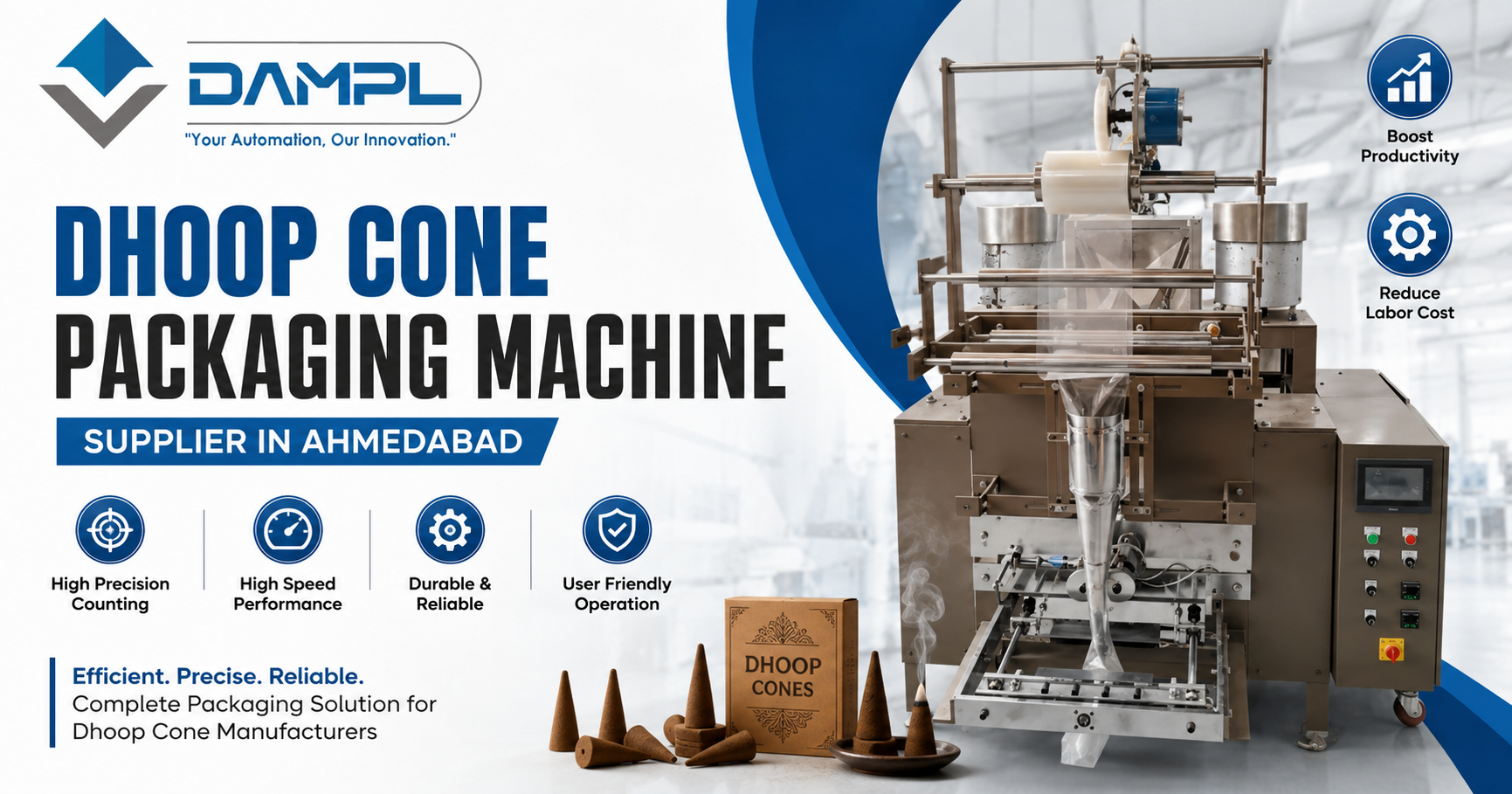 Dhoop Cone Packaging Machine Supplier