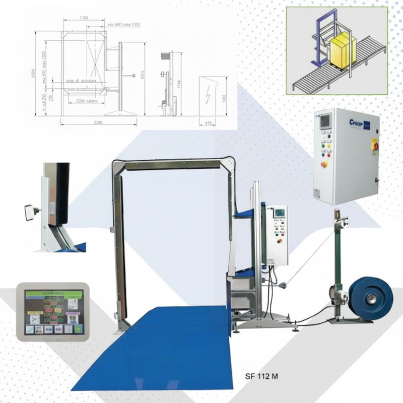 SF/SP 112 M Vertical Strapping Machine