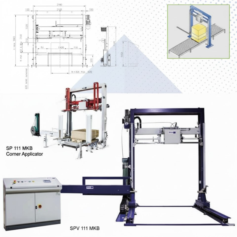 SF/SP 111 M Vertical Strapping Machine