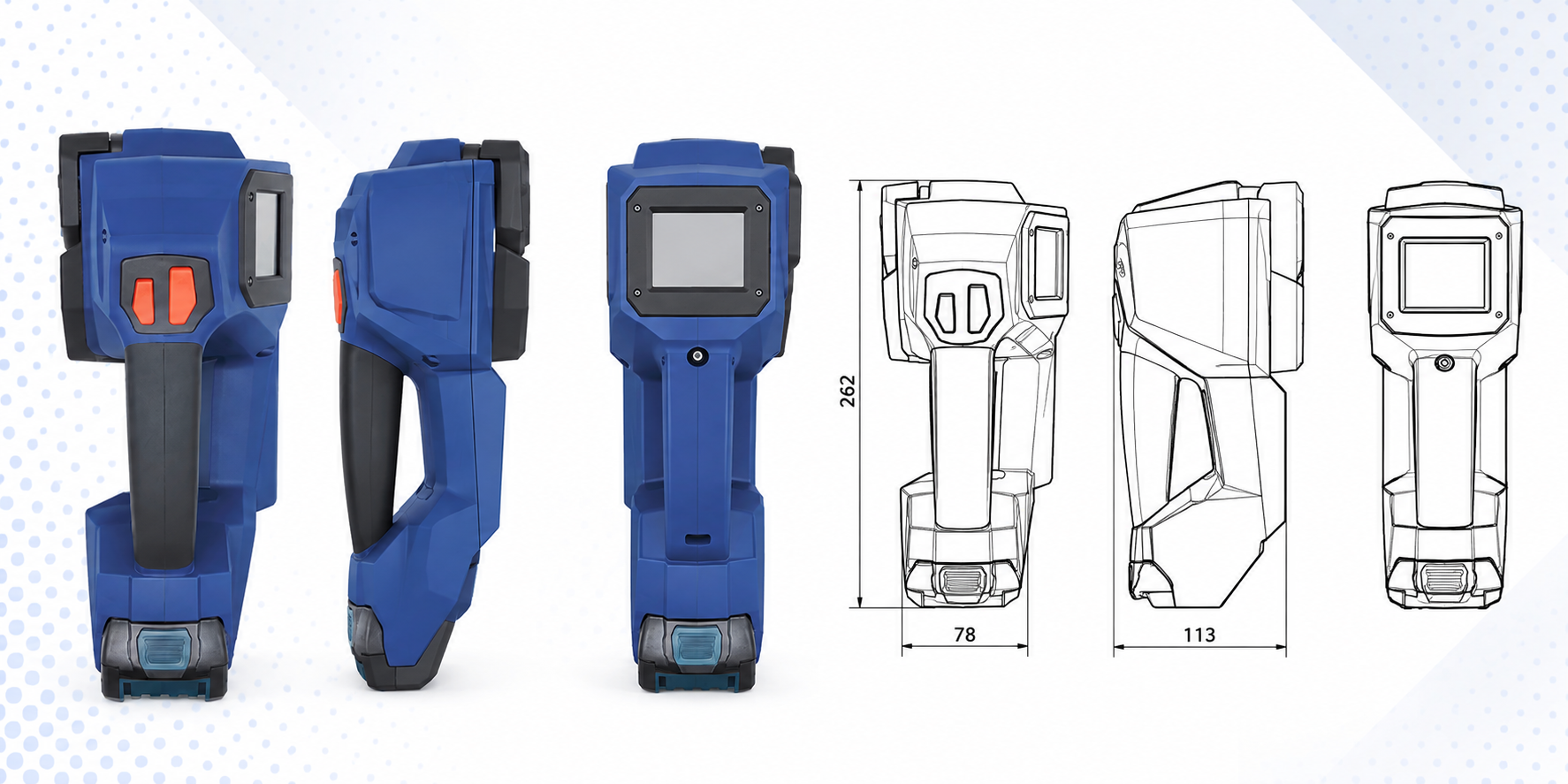 OmniStrap 380 Strapping Handtool Technical Image