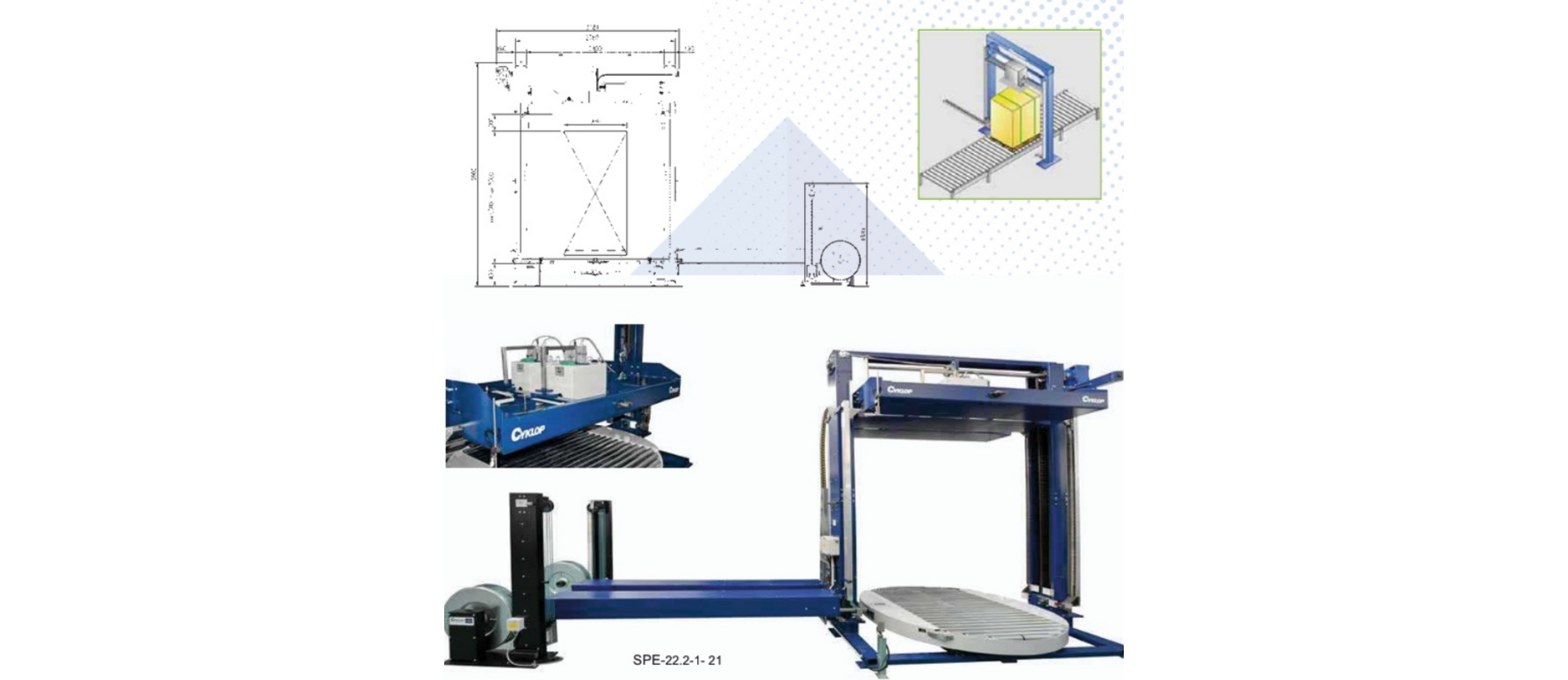 SPECOMPRESSION Strapping Machine Vertical Strapping