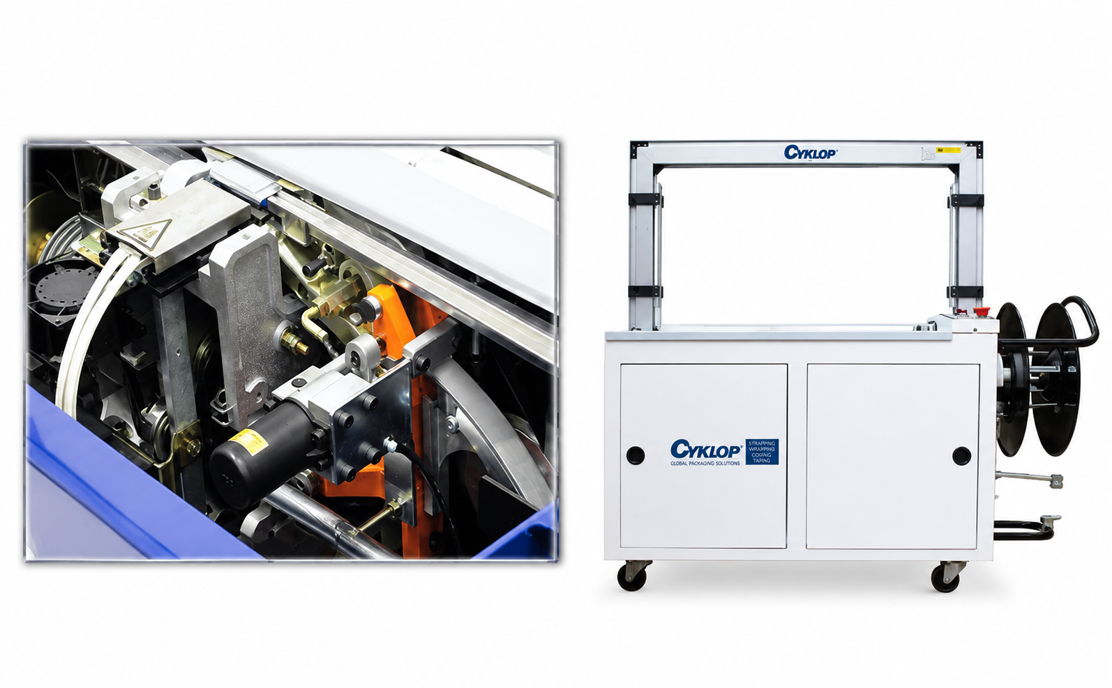 Strapping Machine CP 19CA Samples and Machine Drawing